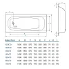 Ванная стальная Koller Pool 170х70E (1333260130)- Фото 4